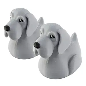 PowerTRC 2 PCS Great Dane Duck Figurine – Duck for 4x4 Ducking, Fun Car Dashboard Accessory, Unique Dog Gifts, Ducks for Cars – 3D Printed in USA