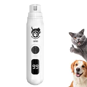 Dog Nail Grinder - Silent & Pain-Free Trimming for Anxious Pets, USB Rechargeable & 2-Speed Grooming Tool (Puppy to Large Dogs)