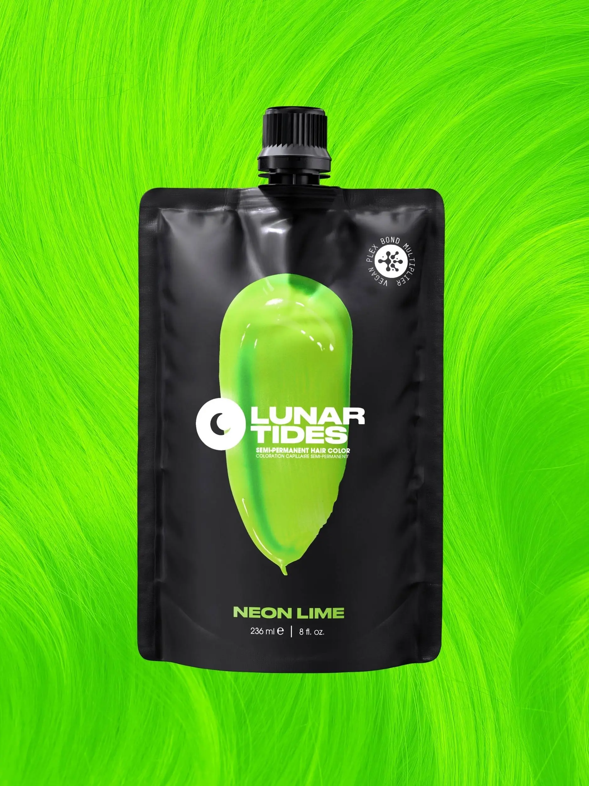 Lunar Tides UV Lime Green Hair Color Semi-permanent - Neon Lime Lunar Tides UV Lime Green Hair Color Semi-permanent - Neon Lime