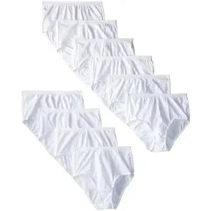 Fruit of the Loom Women`s 10pk Cotton White Briefs