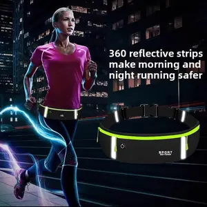 Running mobile phone bag, sports fanny pack, men's and women's fitness outdoor equipment, light and waterproof invisible belt