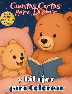 Cuentos para Dormir y Dibujos para Colorear: Actividades Divertidas y Educativas de Lectura y Coloreado para Niños de 2 a 10 Años (Spanish Edition)