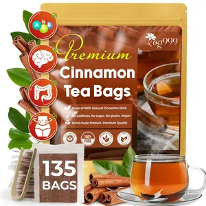 Premium Cinnamon Tea, 100% Natural & Pure Cinnamon. Cinnamon Herbal Tea. Cinnamon Stick Herbal Spice Beverage