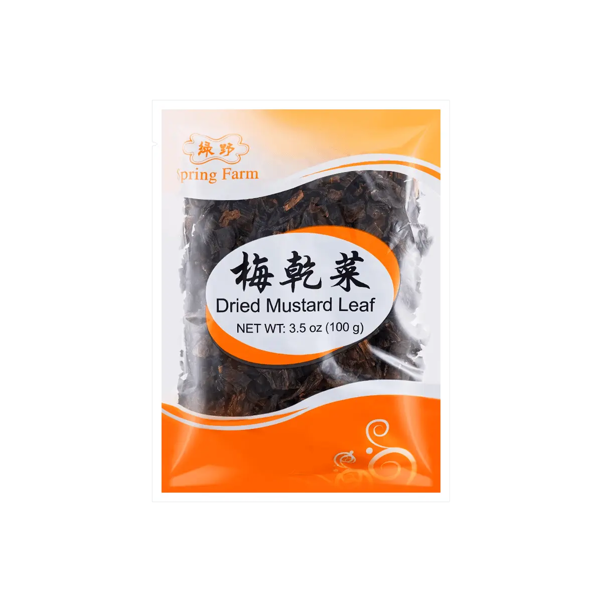 SPRING FARM Dried Mustard Greens 3.5oz - Premium Quality Pickled Vegetables for Healthy Cooking