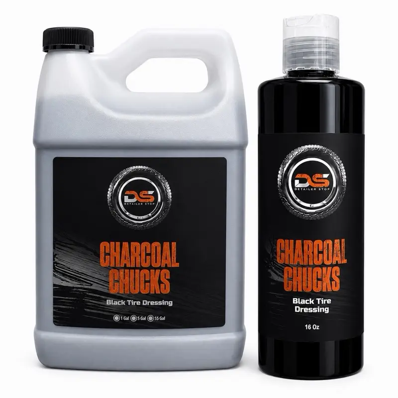 Black Tire Dressing, Long-Lasting Shine Enhancer for Car Tires