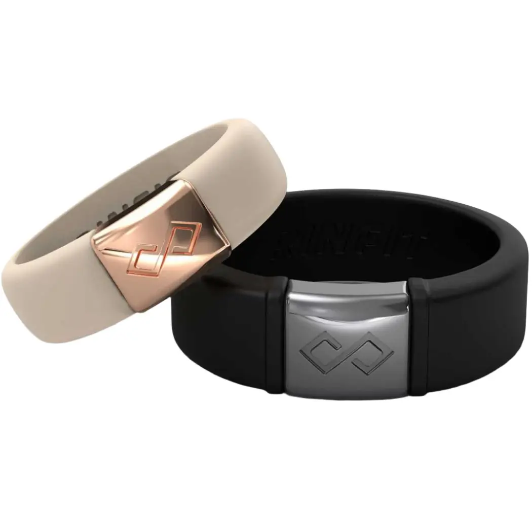 Couple Bundle Silicone Wedding Ring Bundle Set#93