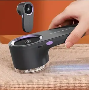 Professional Digital Fabric Shaver USB Rechargeable Lint Remover with Real-Time Display & Long Battery Life for Home & Travel Garment Care