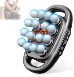 16-Head Massage Gun Set,Gift for Husband,Professional Massage Gun Deep Tissue for Massage Therapy, Back Massager for Pain Relief Deep Tissue(White)