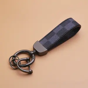 Braided Leather Keychain — The Professional's Choice | Versatile Key Fob for Car, Office, and Home | Unisex Leather Gift