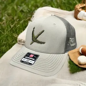 Richardson Pale Loden 112FP Turkey Tracks Hat - High-Quality Materials & Unique Design - Comfortable Fit & Stylish Look - Premium Cotton Twill Front Panels & Per Round Crown 5 Panel Nylon Mesh Back