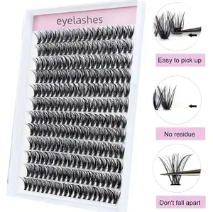Extension Kit  Lash Clusters Individual Lashes Lash Bond and Seal Eyelash Applictor Lash Tweezers Lash Clusters Kit for Beignner Remover Lash Applicator DIY Lashes Kit for Individual Eyelashes Beginners