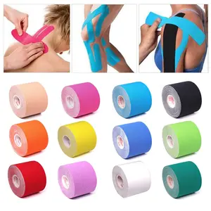 Waterproof Kinesiology Tape – Elastic Athletic Bands for Sports Recovery, Gym, Muscle Pain Relief & Strapping Support