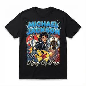 Vintage Michael Jackson Graphic 80s Concert Style T-Shirt
