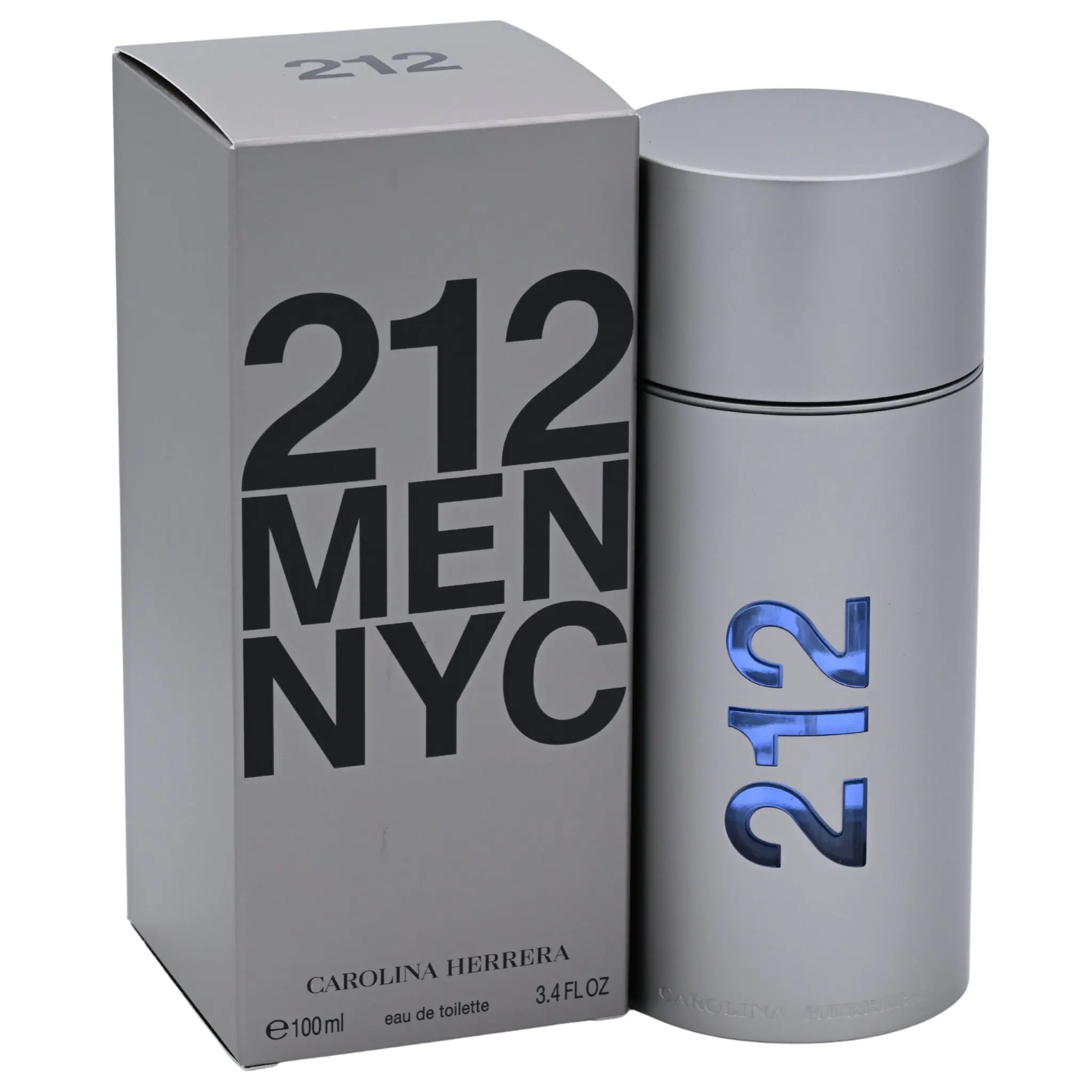Carolina Herrera 212 MEN NYC Woody Aromatic EDT Cologne - Luxurious, Masculine, Zesty, Non-Sweet, Spicy Men's Fragrance, 3.4 fl oz, New in Box, Spicy Fragrance, Luxurious Men's Fragrance