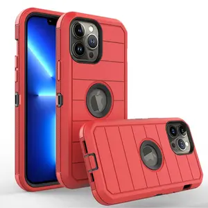 Shockproof Rugged Case for iPhone 17 16 15 14 13 X XR XS Pro Max Heavy Duty Cover 2 Layers of Sturdy