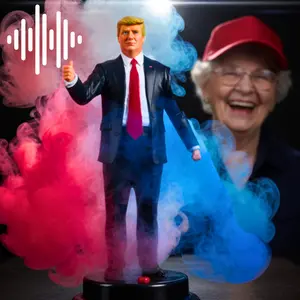 Donald Trump Talking Figure with Real Voice - Press the Button & Hear 17 Authentic Quotes - Funny Political Gag Gift for Men, Collectible Desk Display Toy & Conversation Starter for Supporters