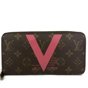 Pre-owned Louis Vuitton other Small Leather Goods Monogram Grenade Zippy Zip Around Long Wallet Brown/6CE1157 12123980991/635374
