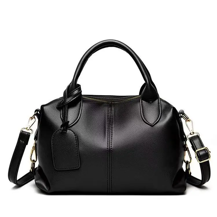 Fashion Classic Solid Color Women Handbag Tote Crossbody Bag Retro Designer Daily Casual Purse Shoulder Ladies Bag