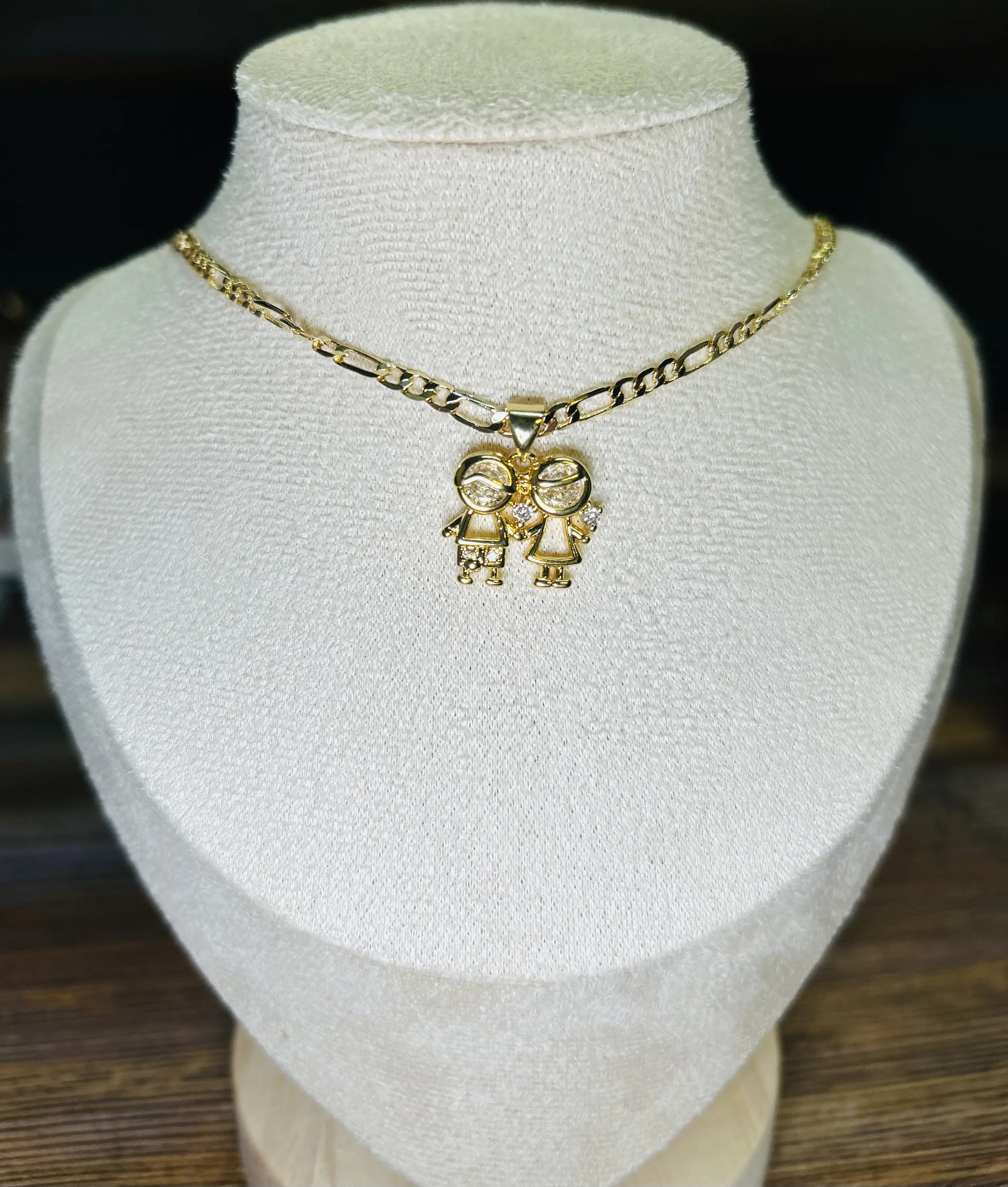 Boy and Girl  Necklace