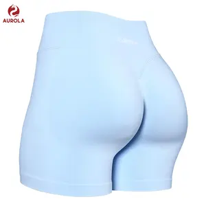 AUROLA Power Pro Seamless Scrunch Butt Workout Shorts for Women – High Waist Tummy Control, Squat Proof Gym Shorts 3"/4"/5" Inseam, Butt Lifting Activewear for Yoga, Running & Training