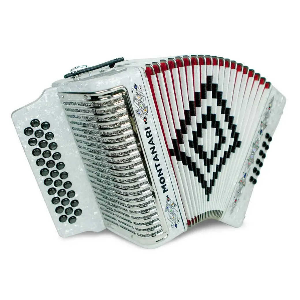 Montanari 3112 G Acordeón Sin Registros MI Blanco