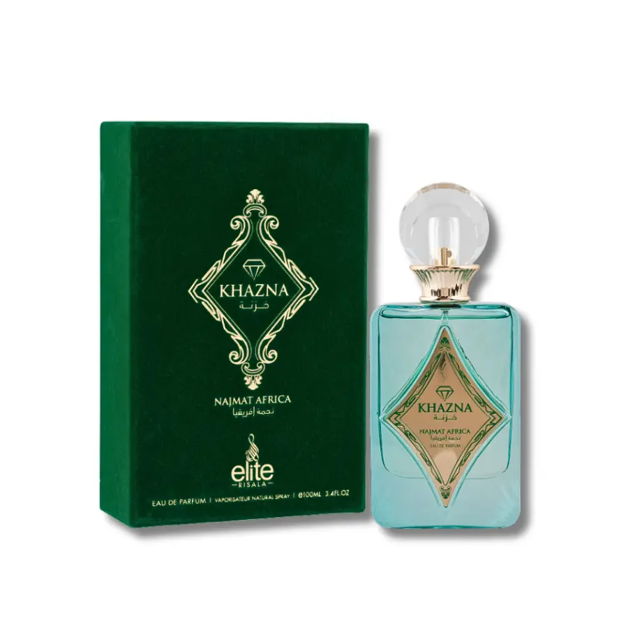 Risala Elite Khazna Eau De Parfum 3.4FL.OZ For Women Long Lasting Fragrance Fragrances Perfumes Cologne Floral Natural Fragrance Invigorating Fragrances Fragrance Gift Set Long Lasting Scents Fruity Ambery Musk