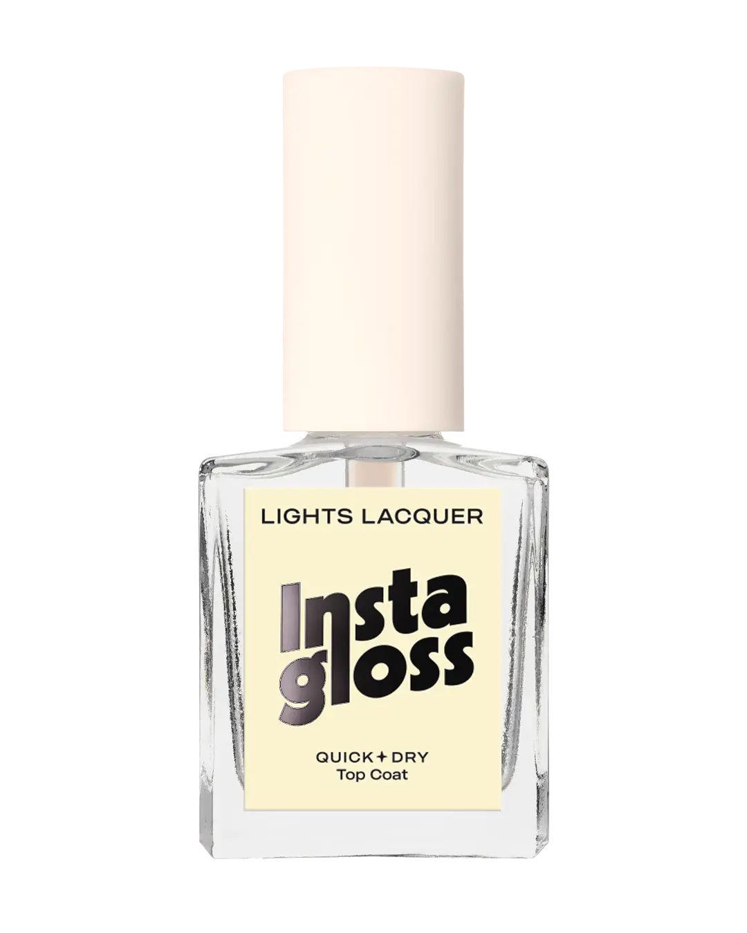 Instagloss Quick-Dry Top Coat - Our Fastest-Drying Top Coat. Delivers a juicy, glassy, plumped-up finish in seconds. Vegan & Cruelty Free