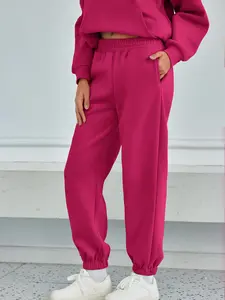 Fallfreshness Unisex Airplane Model Travel Sweatpants Fleece Lined  Waistband with Side Pockets for Women Casual Sports Trousers