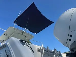 Dev Fishing SS100 Boat Stern Rod Holder Shade Canopy Top Cover (BLACK)