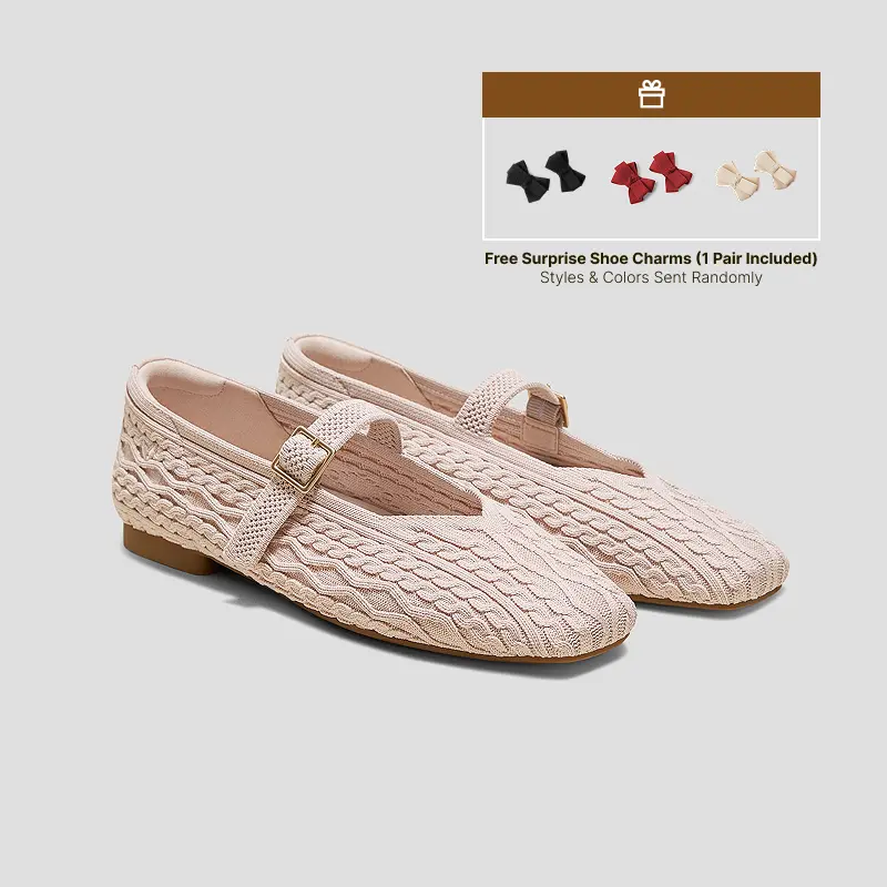 Ballet Blush Cable Knit