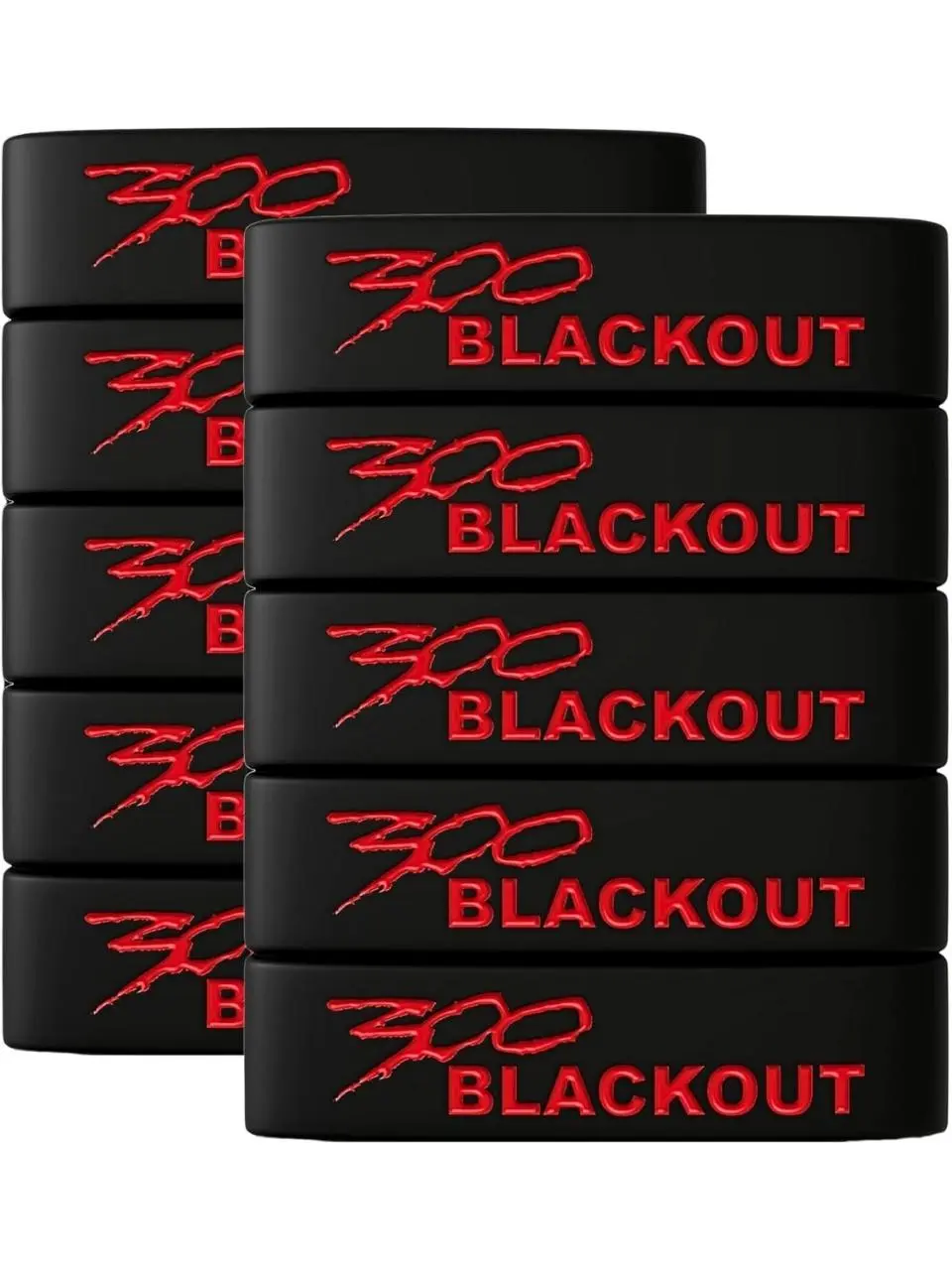 Cedar Mill Fine Firearms Sparta Blackout Identification Bands - Silicone Magazine Marker Bands for Ammunition Recognition 10-Pack Replacement Badge Set Tactical Id Holder