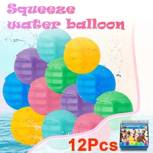 All-Silicone Water Bombs, Durable and Gentle on Hands, Perfect for Family Parties, Cooling Essential for Pets and Kids