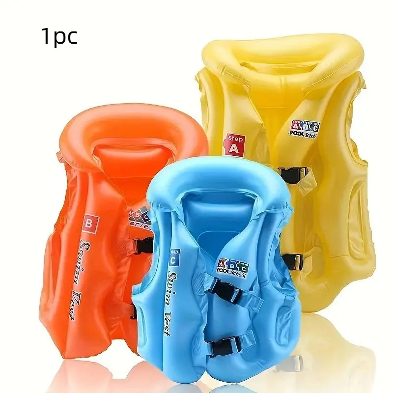 Adjustable Swim Vest with Adjustable Fit, Easy to Wear, Adjustable Straps, Float Coat for Boys and Girls, Children, Life Jacket for Kids, Buoyancy Training Top with Buoyancy Support, Water Safety Swimming Aid Gear for Water Play