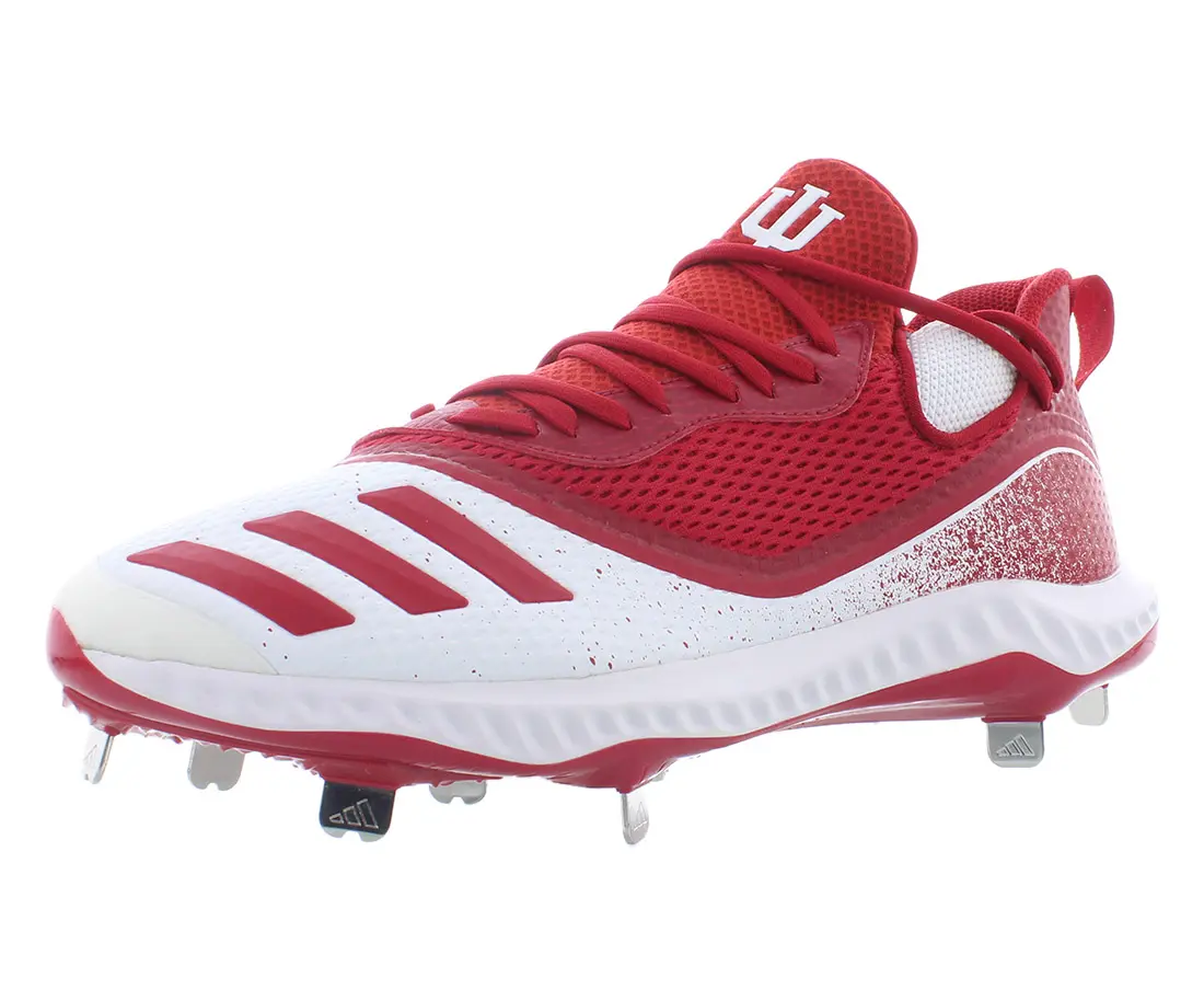 Adidas Icon V Bounce Men's Low-Top Baseball Cleats, NCAA Athletic Sneaker with Bounce Cushioning for Training, Casual Sports Shoes, Footwear