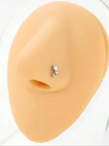 Rhinestone Star Decor Nose Stud, Simple Nose Jewelry, Body Jewelry for Women & Girls for Party, Daily Clothing Decor, Trendy All-match & Exquisite Jewelry for Birthday Gift, Nose Ring