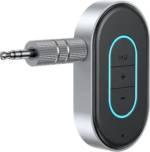 VANOTOM Aux Bluetooth 5.3 Adapter for Car, Bluetooth Car Adapter 3.5mm Aux Input, Aux to Bluetooth for Car/Home Stereo/Wired Headphones/Speaker