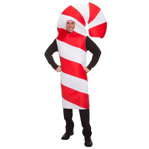 Plus Size Candy Cane Costume for Adults