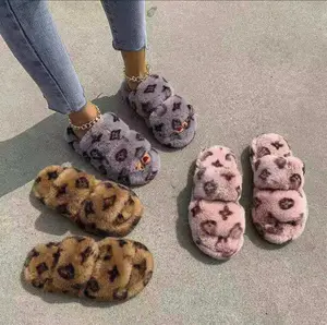 Where's Vuitton? - Faux Fur Slippers