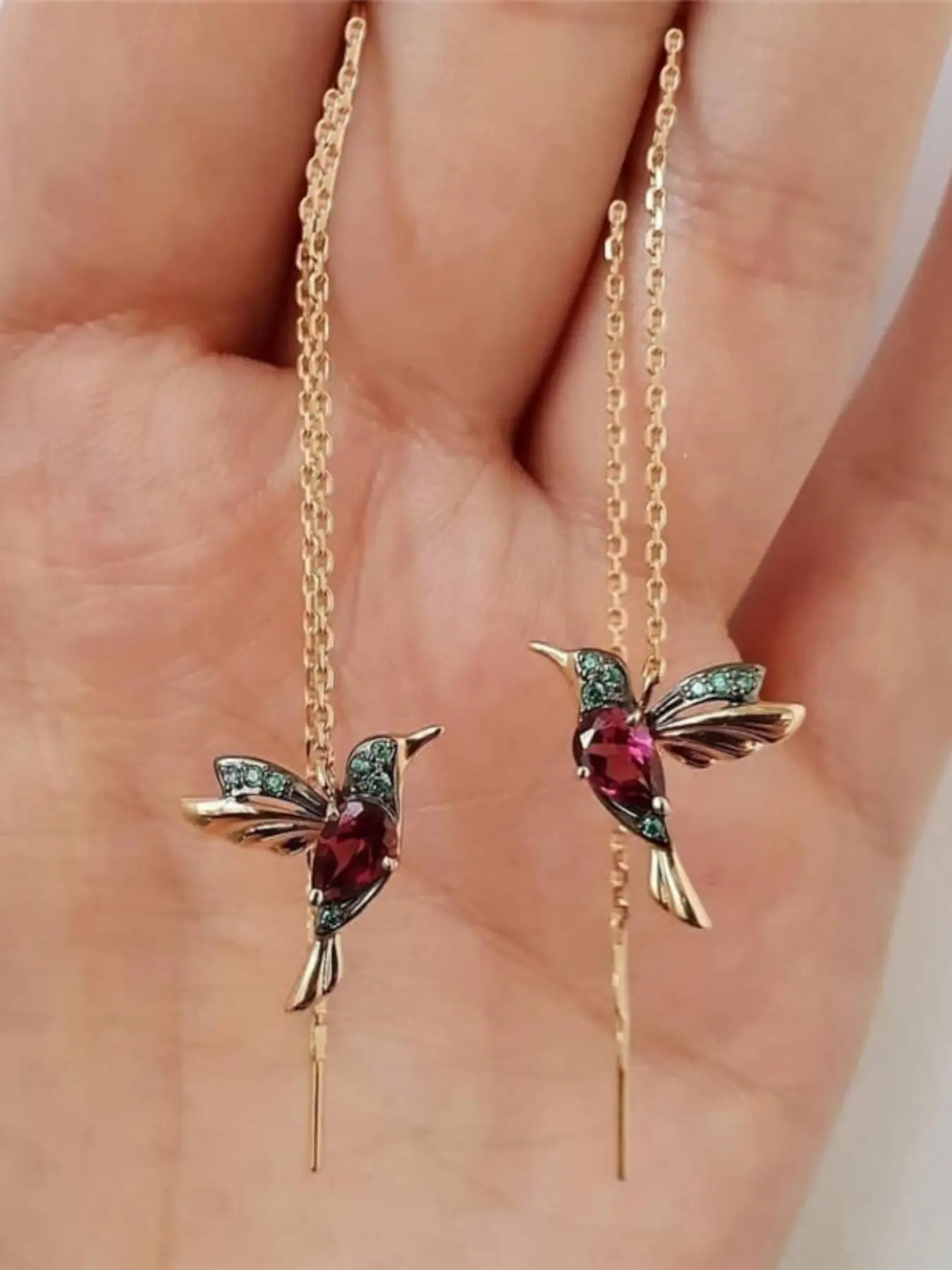 Creative Bird Design Earrings, Fashion Jewelry for Party, Daily Clothing Decor, Trendy All-match & Exquisite Jewelry for Birthday Gift, Statement Earrings, Trendy Fashionable Accessories