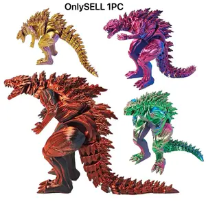 Christmas Gift 3D Printed Muscle Monster Collectible Figurine, Jointed Activity Monster Dinosaur Figure, Transforming Godzilla Monster Animal Statue, Collectible Figures