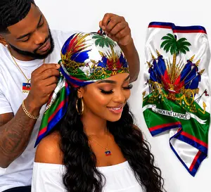 1 Haitian Pride Headscarf – Lightweight, Breathable Fashion Scarf