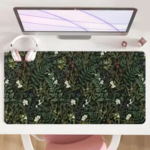 [Gaming Mouse Pad] Ultimate Vintage Botanical Design Non-Slip MousePad For Desk With Rubber Base & Stitched Edge, Perfect For Home & Office Use, Desk Decor, Corporate Work Desk Accessories, Ideal Gift For Nature Lovers And Autumn Season