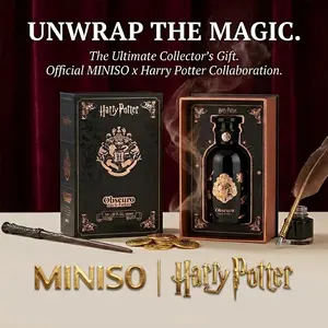 Harry Potter lady perfume Obscuro Eau de Parfum 100ml Floral Spicy Saffron Amber Vanilla Clean Vegan Cruelty Free Fragrance for Perfume Lovers/miniso/  Floral Spicy Harry Potter Eau de Parfum