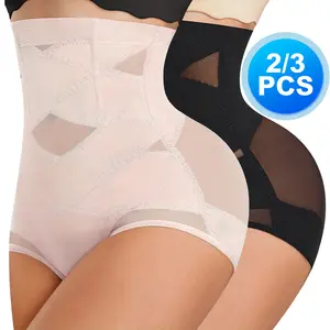 2/3PCS Womens' Tummy Control High Waist Trainer Panties, Compression Underwear, Body Shaper Stomach Girdle Panty Seamless Postpartum