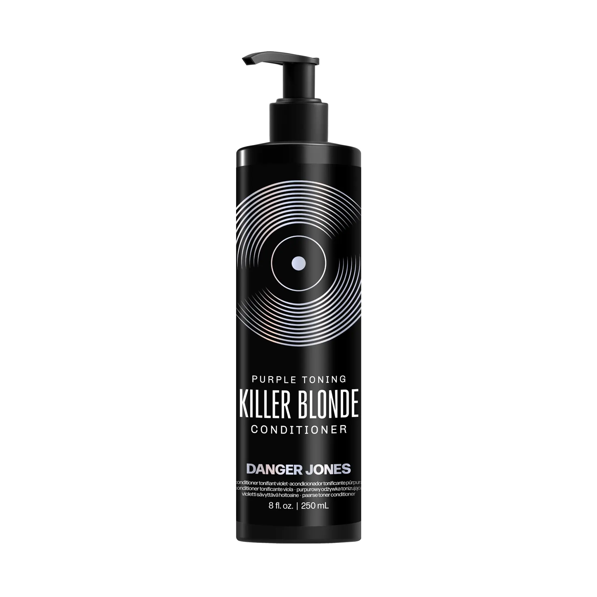 Danger Jones Killer Blonde - Instant No-Yellow Purple Toning Conditioner for Icy Blondes - Haircare, 8 oz