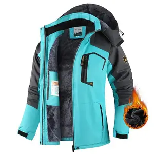 All-day protected ladies zip hoodie High insulation, waterproof fabric and stylish, waterproof ski jacket for warm-up jacket Rain jacket Winter wool shirt