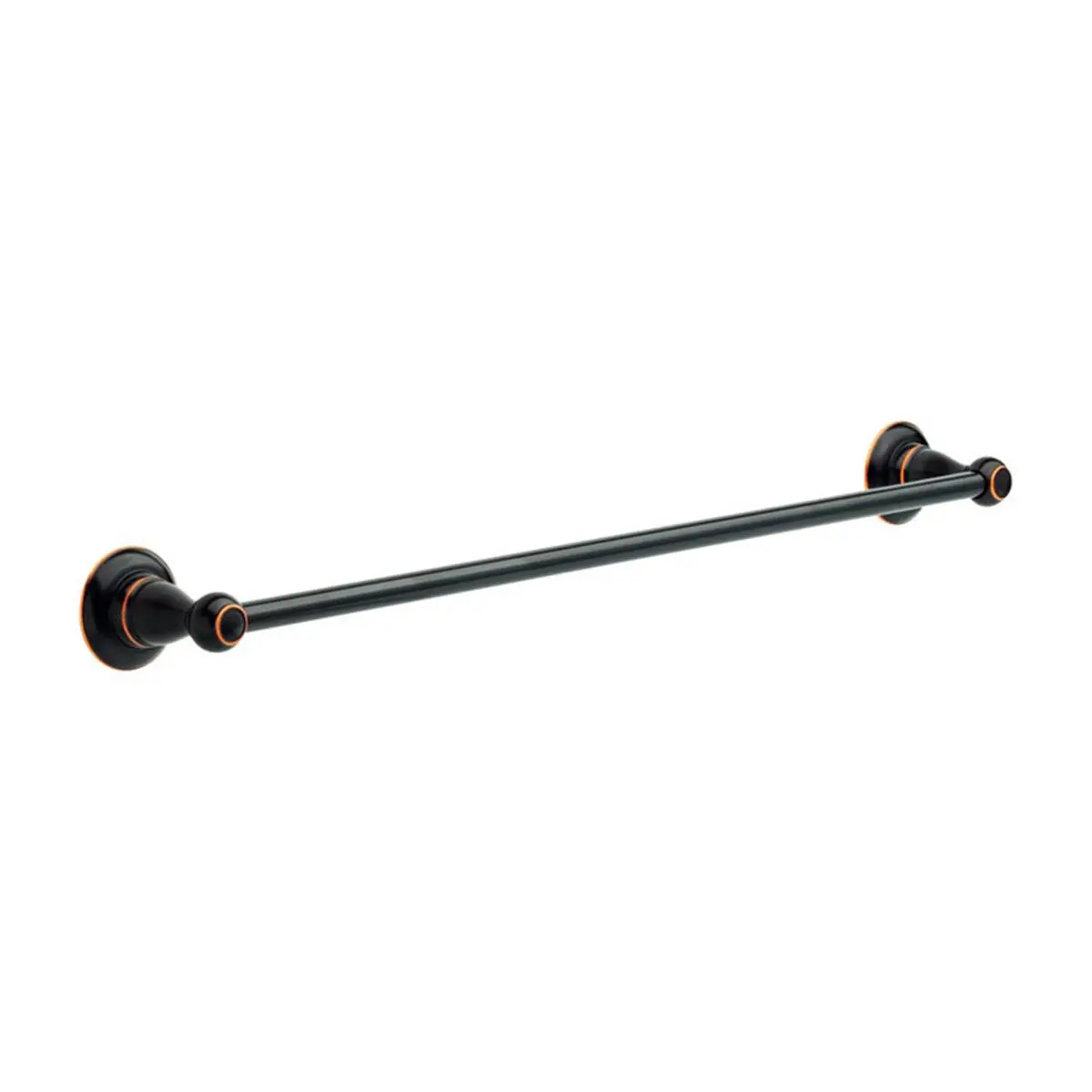 212 MAIN Delta Porter Oil Rubbed Bronze Wall-Mount 24 in Straight Towel Bar, a Straight Bar for Towel Storage