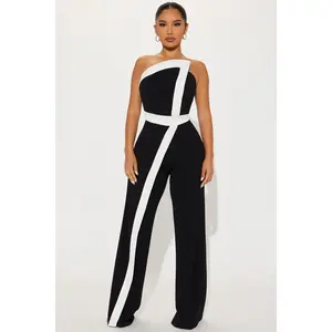 On A Night Like This Jumpsuit - Black/White