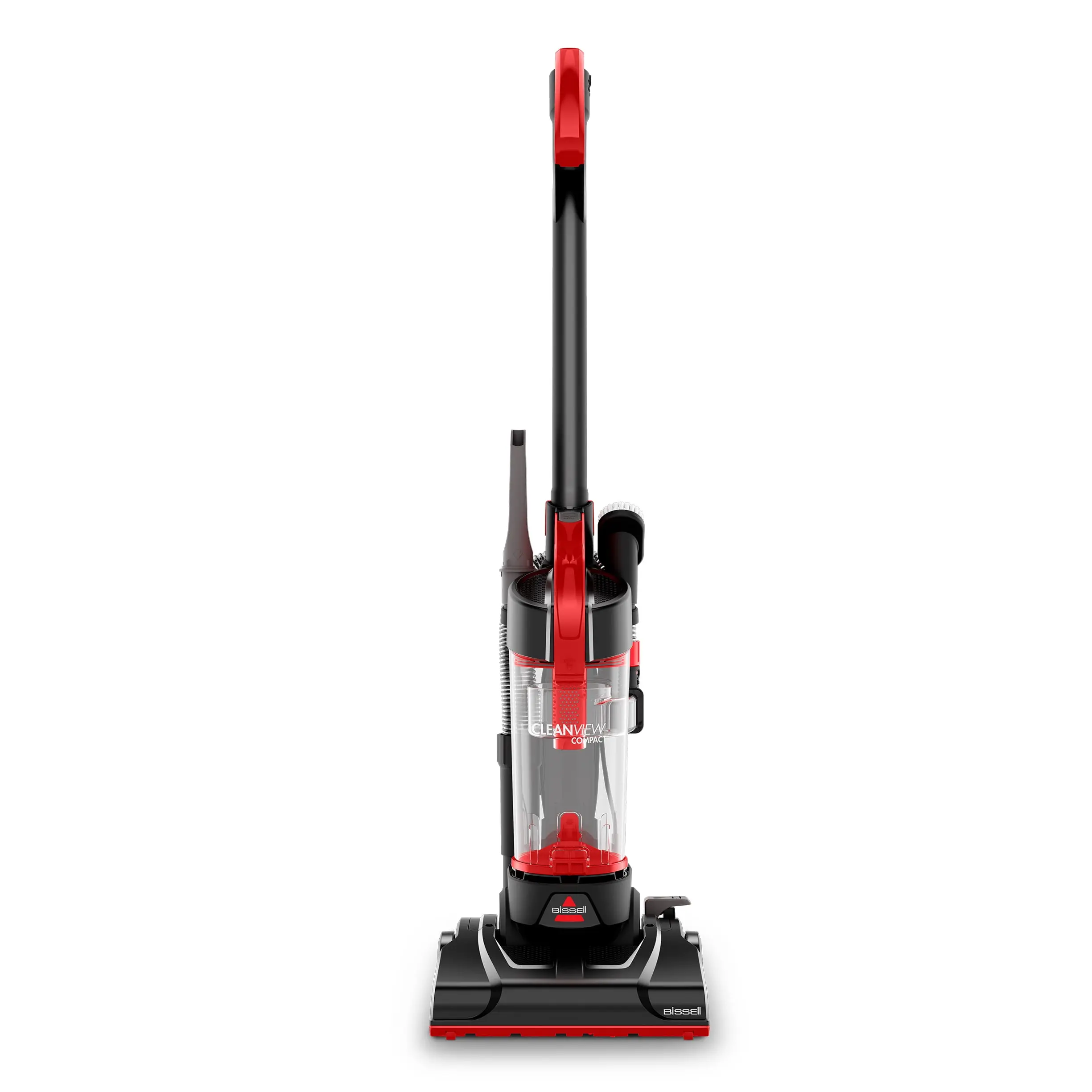 BISSELL CleanView Compact Bagless Upright Vacuum with Scatter-Free Technology, Powerful Suction, Extended Reach, Model 3508T, Red