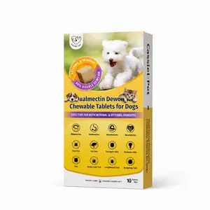 Cassiel Pet Dog Daily Care Treats, Herbal Ingredients, Chicken Flavor, Supports Digestive Wellness, Skin & Coat Health, Easy Feed
